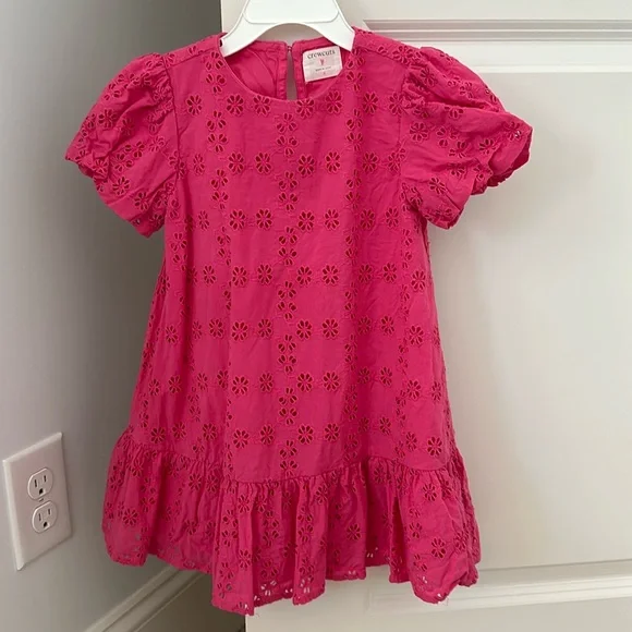 Crewcuts pink eyelet dress 4T - Picture 1 of 1